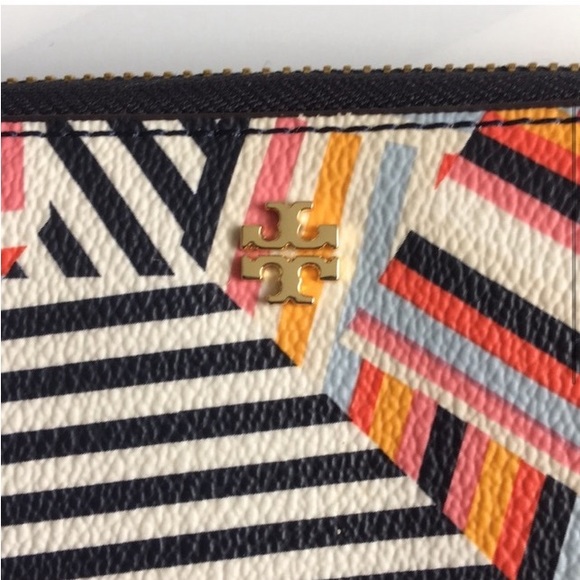 TORY BURCH Leather Printed Wallet - Picture 5 of 9